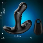 Remote Control Prostate Massage Vibrator Sex Toys For Men 360 Degree Rotating Vibrating Butt Plug Massager Anal - 5