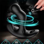 Remote Control Prostate Massage Vibrator Sex Toys For Men 360 Degree Rotating Vibrating Butt Plug Massager Anal