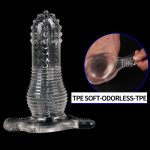 Silicone Anal Sex Toys For Men Gay Soft Hollow Butt Plug Beads Male Masturbator Penis Sleeve Adult Anus Shop - 4