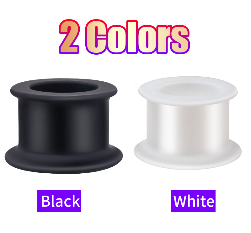 Large Pure Silicone Hollow Anal Plug Prostate Massager Sm Toy Anus Expander Masturbation Aid - 9