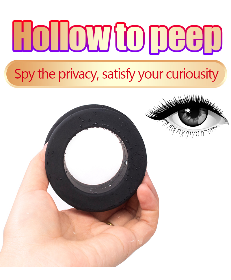 Large Pure Silicone Hollow Anal Plug Prostate Massager Sm Toy Anus Expander Masturbation Aid - 2