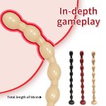 Super Long Anal Dildo Butt Plug Prostate Massage Anus Vagina Masturbation Adult Erotic Sex Toy For Women Sm Gay - 6