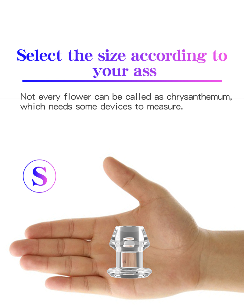 Adult Diary Anal Shower Hollow Prostate Massager Enema Butt Plug Anus Stopper With Comfortable Inserts - 17