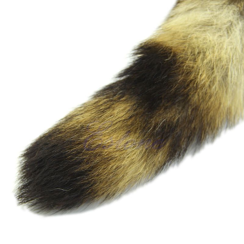 Quality Faux Raccoon Tail Anal Plug Erotic Adult Sex Toy For Romantic Pleasure - 5