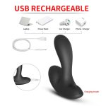 Anal Sex Toys Wireless Remote Vibrating Male Prostate Massager Silicone Man Butt Plug Stimulate Sm Gay Delay Ejaculation - 6