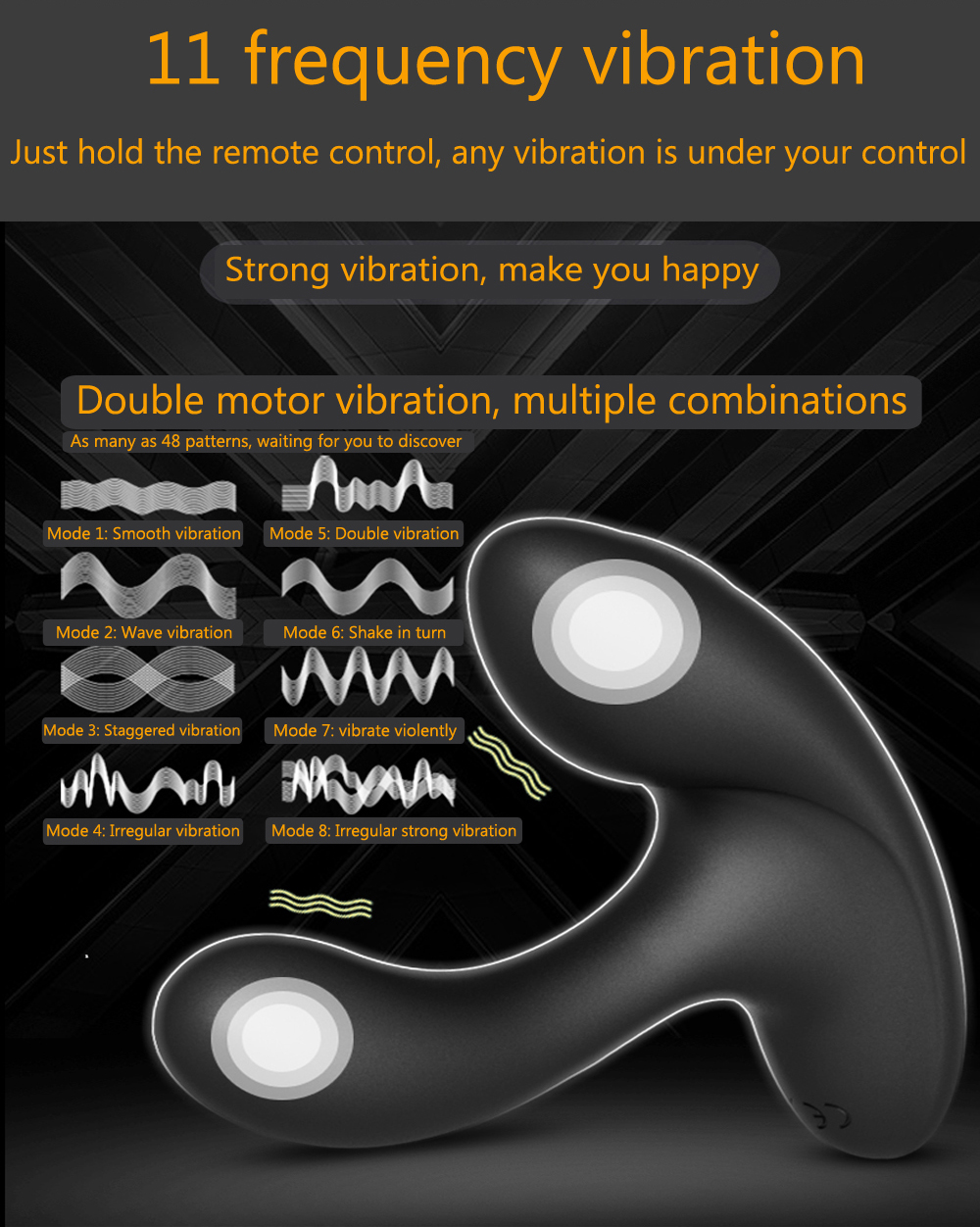 Wireless Silicone Prostate Massager Remotecontrolled Anal Sex Toy Male Butt Plug For Sm Gay Stimulation Delayed Ejaculation - 10