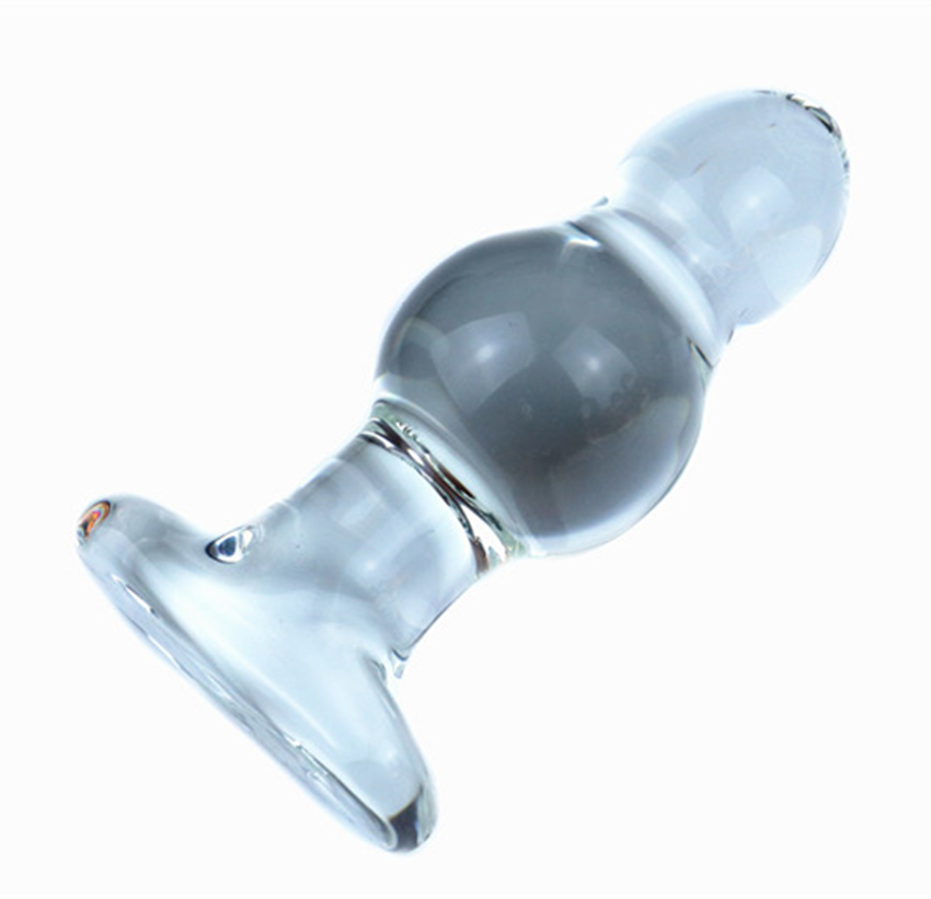 Quality Glass Anal Beads 4470mm Diameter Unisex Butt Plug Vaginal Ball Erotic Sex Toys For Men And Women - 8