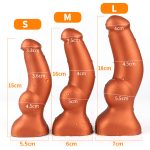 Super Large Dildo Anal Plug Liquid Silicone Prostate Massage Anus Vagina Masturbation Butt Women Male Gay Sex - 5