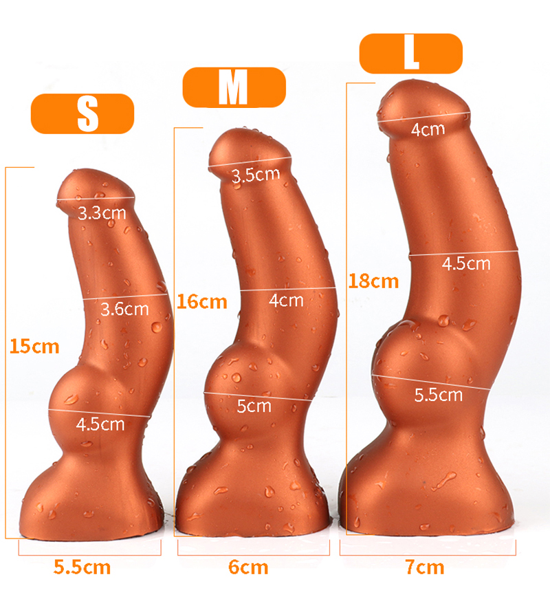 Liquid Silicone Dildo Anal Plug Prostate Massager Vaginal Anal Masturbation Toy For Adults - 14