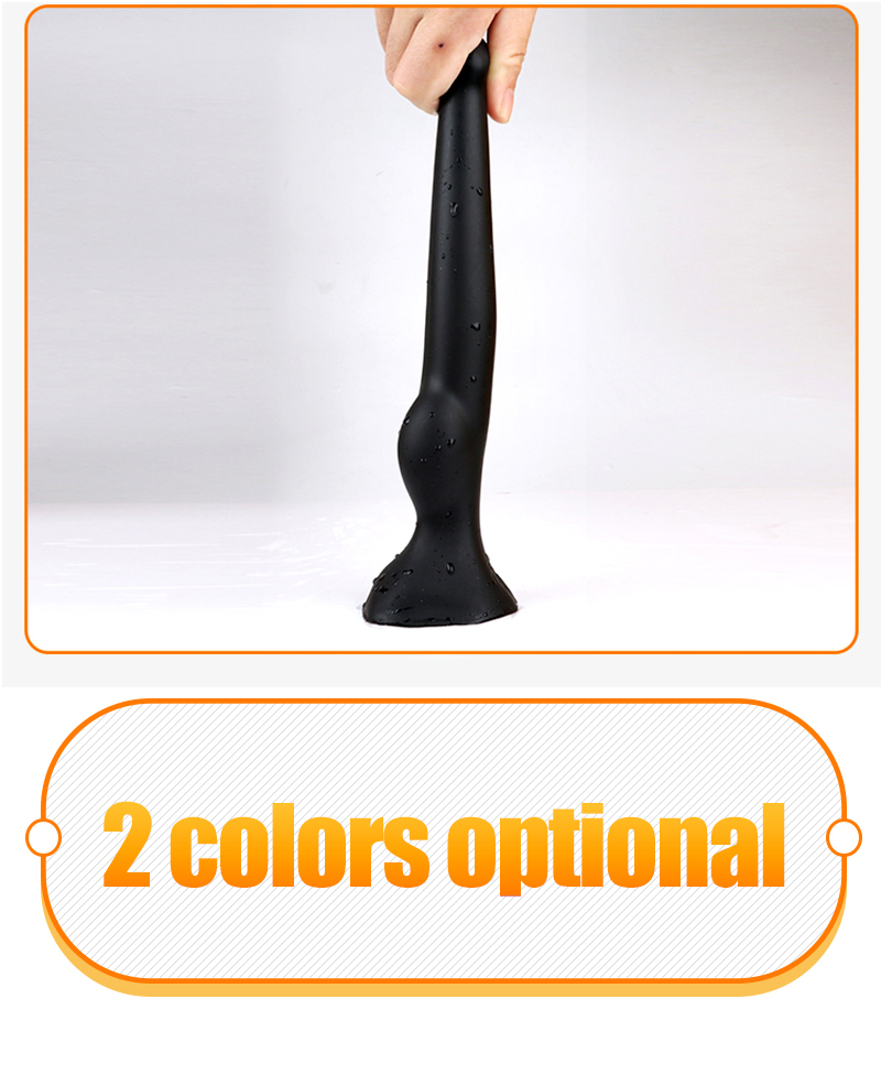 Liquid Silicone Dildo Anal Plug Prostate Massager Vaginal Anal Masturbation Toy For Adults - 12