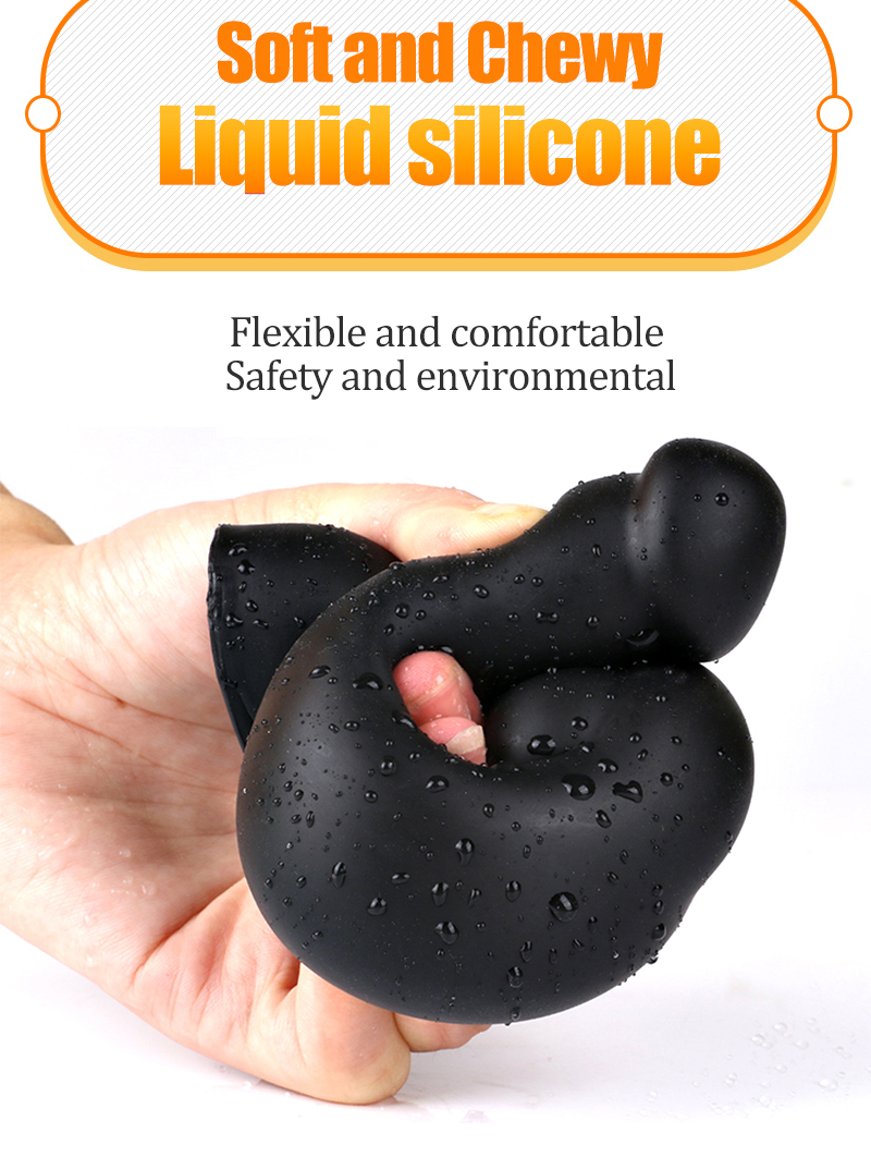 Liquid Silicone Dildo Anal Plug Prostate Massager Vaginal Anal Masturbation Toy For Adults - 9