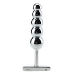 Stainless Steel Butt Plug Large Metal 5 Beads Sex Products Anal Adult Dildo Prostate Toys Shop For Women Men
