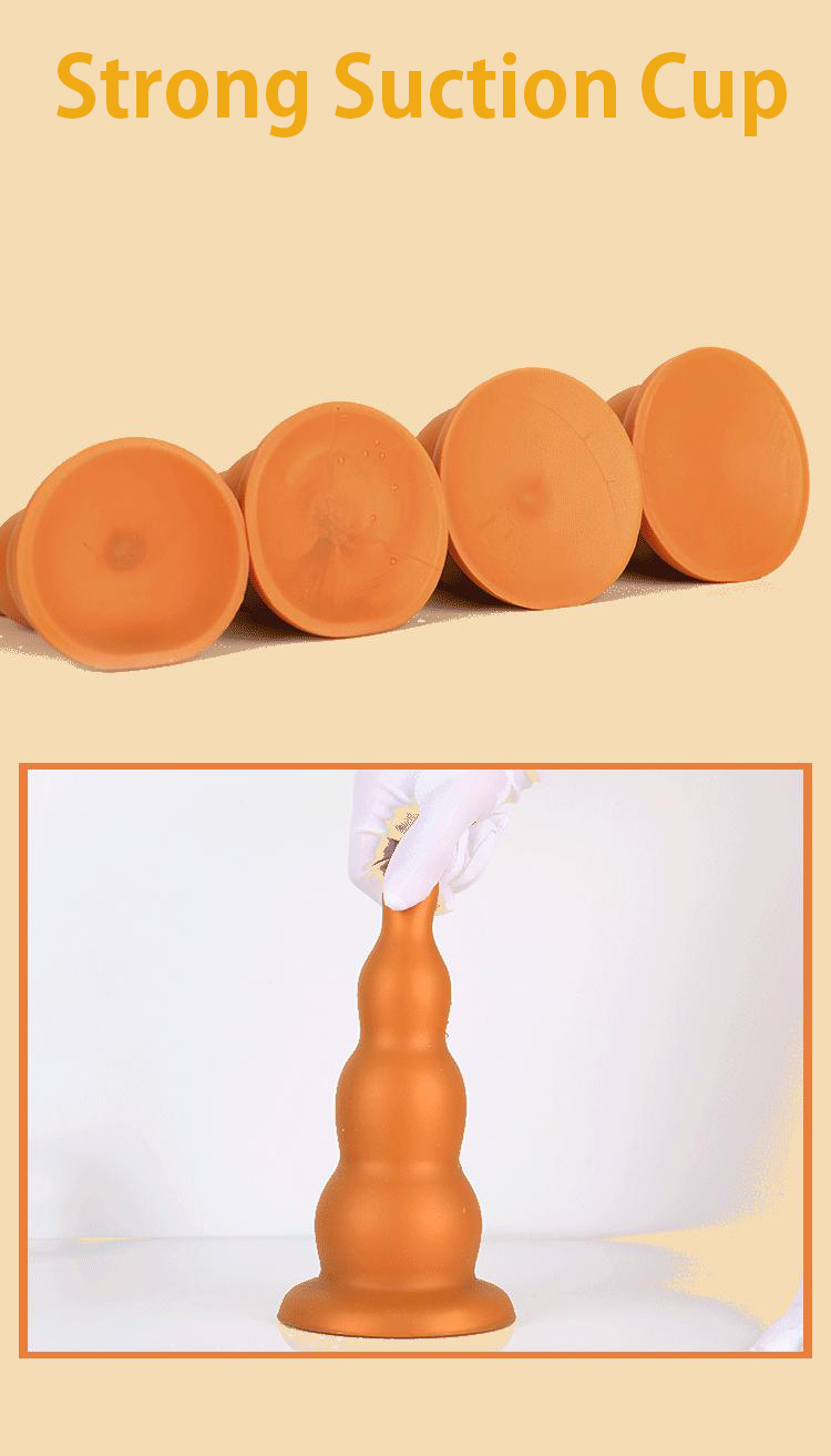 Extra Large Anal Plug Tower Design Soft Silicone Prostate Massager Erotic Adult Sex Toy For Men Women - 5