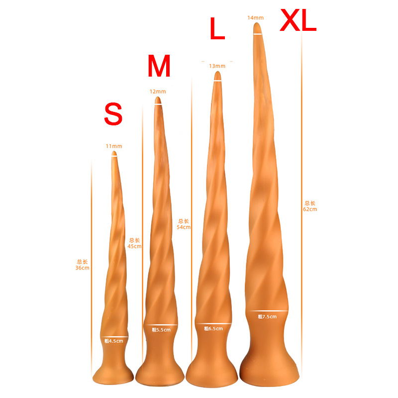 Extra Large 62cm Dildo Butt Plug Super Long Anal Toys For Prostate Massage Erotic Adult Sex Toy For Men Women - 2