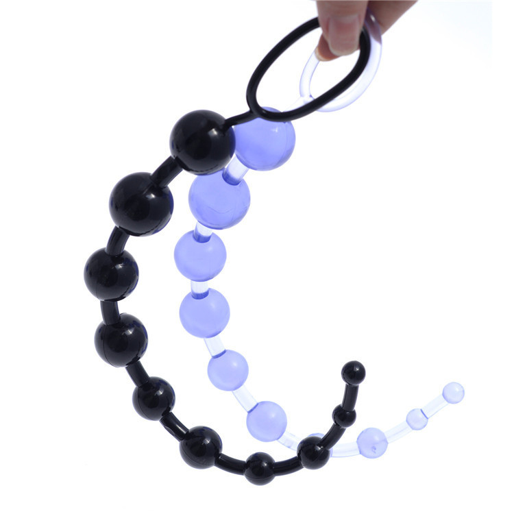 Seafeliz 13inch Flexible Anal Beads Oriental Jelly Stimulator For Beginners Sex Toy For Men Women - 5