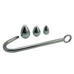 Stainless Steel Anal Hook Buttplugs 3 Size Balls Stretcher Butt Plug Prostate Sex Toys For Men Woman - 3