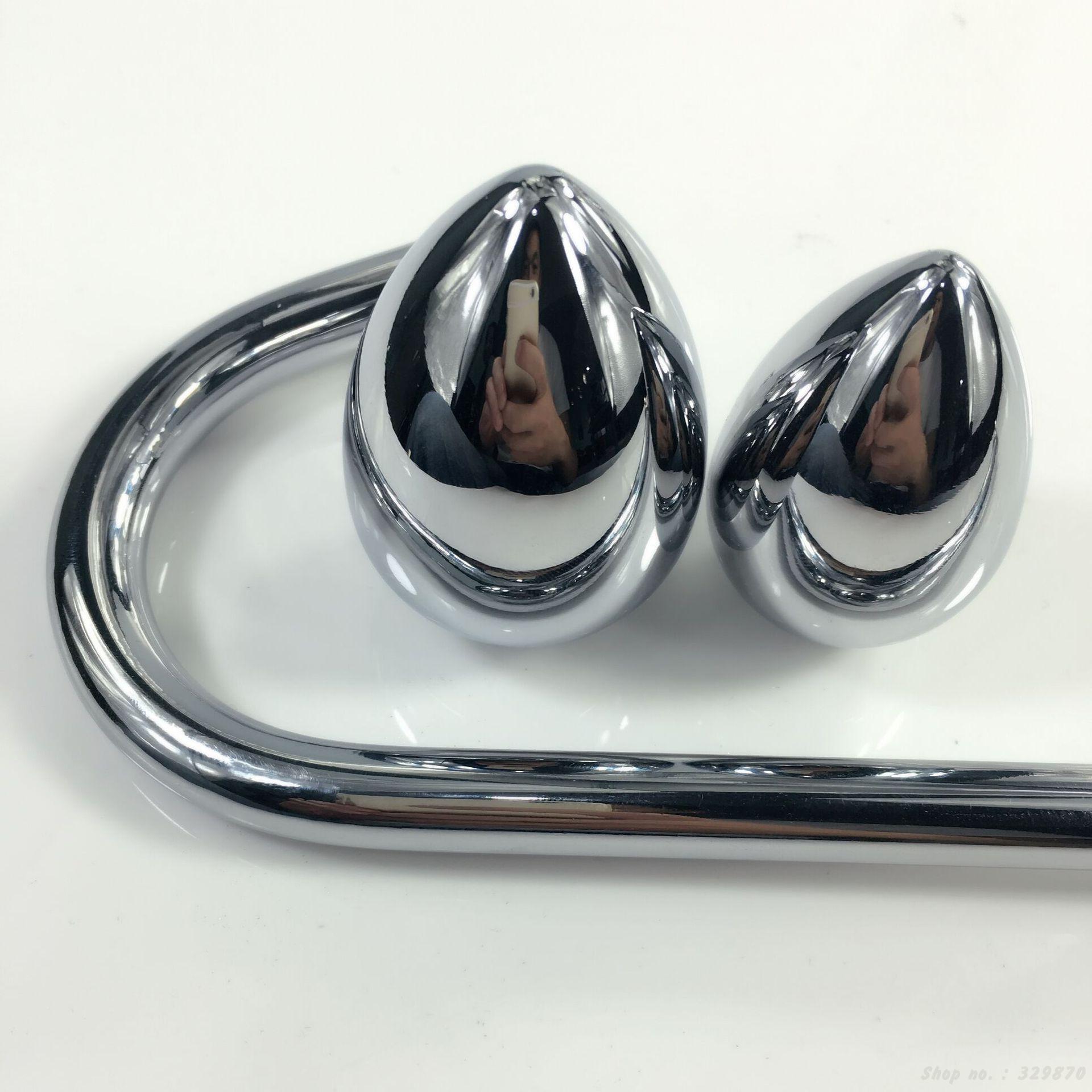 Stainless Steel Anal Hook Unisex Prostate Stimulation Toy 3 Size Ball Butt Plug Erotic Stretcher - 18