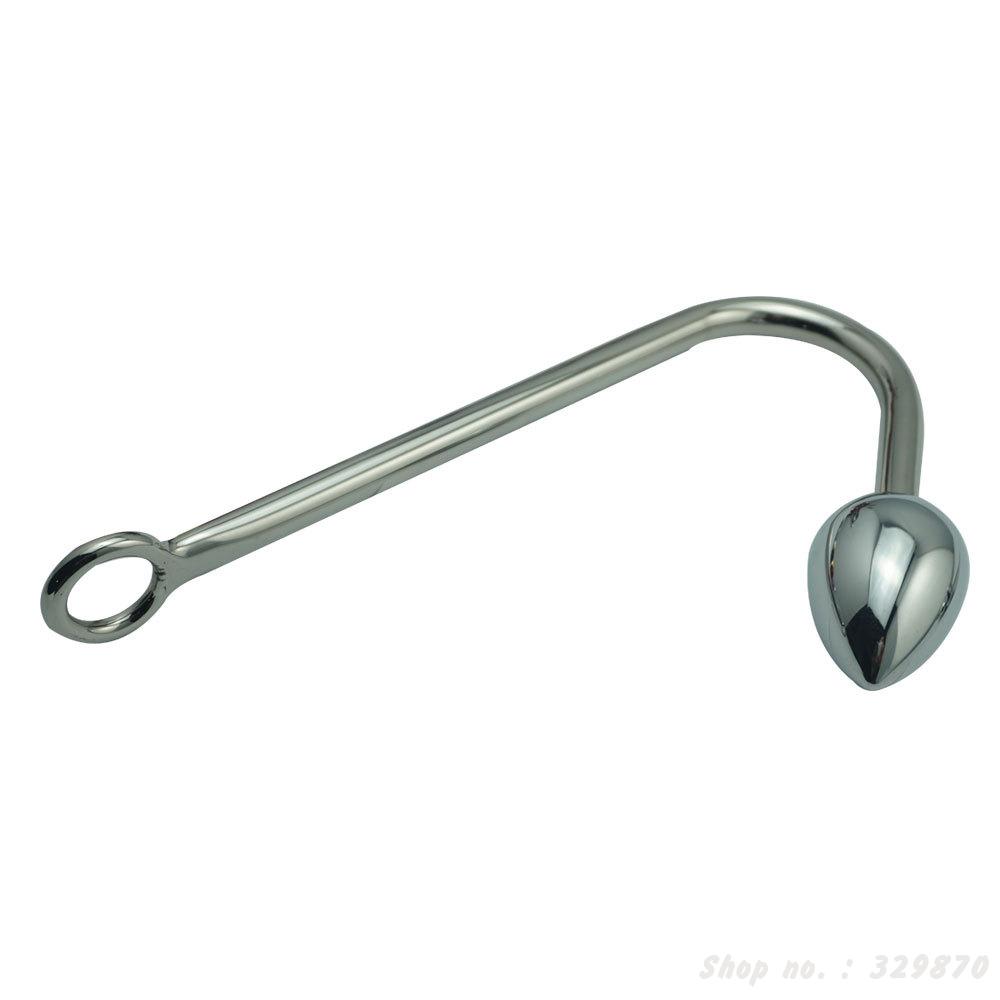 Stainless Steel Anal Hook Unisex Prostate Stimulation Toy 3 Size Ball Butt Plug Erotic Stretcher - 5