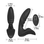 Anal Butt Plug Men Masturbator Male Wireless Remote Control Prostate Massager Vibrator Adult Sex Toys For - 6
