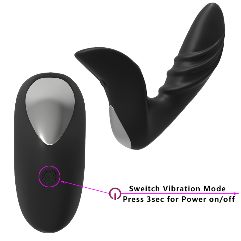 Wireless Remote Control Prostate Vibrator Massager Male Masturbator Anal Plug Adult Sex Toys For Men - 5