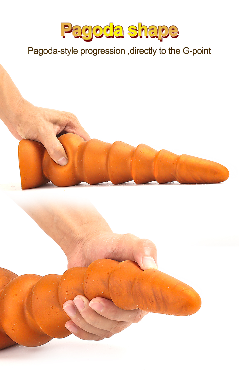 Large Dildo Anal Toys Prostate Massager Vaginal Butt Plug Adult Erotic Sex Toy For Men Women - 13