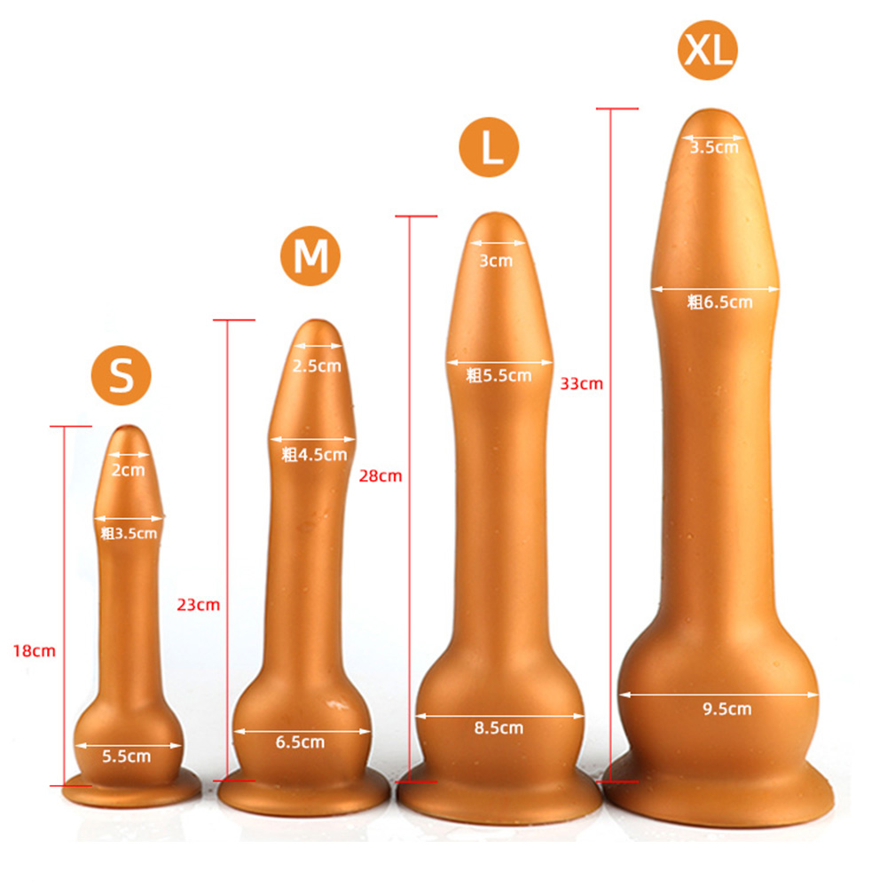 Large Dildo Anal Toys Prostate Massager Vaginal Butt Plug Adult Erotic Sex Toy For Men Women - 2