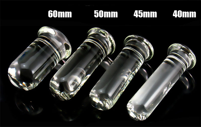 Beeger Large Glass Dildo Crystal Anal Plug Big Cylinder Sex Toy For Women - 5