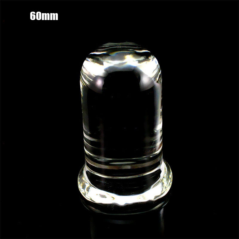 Beeger Large Glass Dildo Crystal Anal Plug Big Cylinder Sex Toy For Women - 4