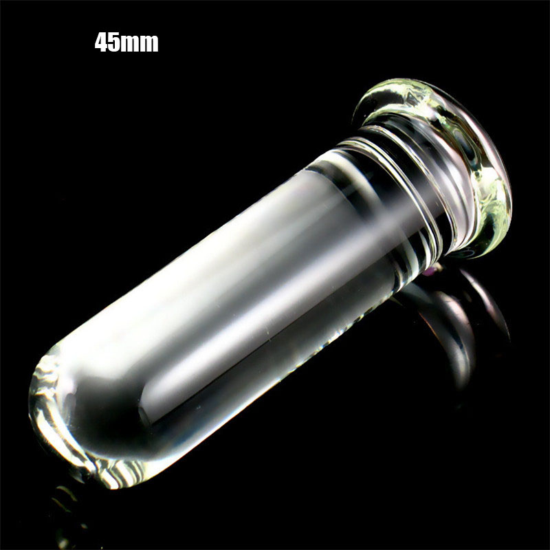Beeger Large Glass Dildo Crystal Anal Plug Big Cylinder Sex Toy For Women - 2