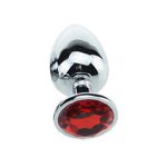 1pcs Stainless Steel Booty Beads Jewelled Anal Butt Plug Small Size Metal Crystal Sex Toys Products For Men Couples - 5