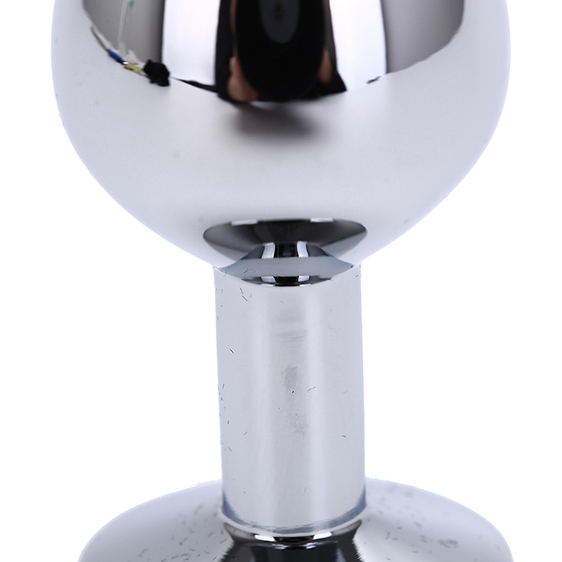 Stainless Steel Jewelled Anal Plug Small Size Metal Crystal Erotic Toy For Men And Couples - 19