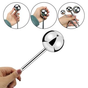 Long Big Handheld Prostata Massager Butt Plug Metal Anal Beads Vagina Ball Sex Toys For Men Woman Adult