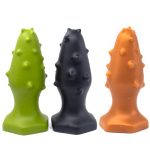 Huge Anal Plug Green Thorn Butt Dildo For Adult Prostate Massager Buttplug - 2