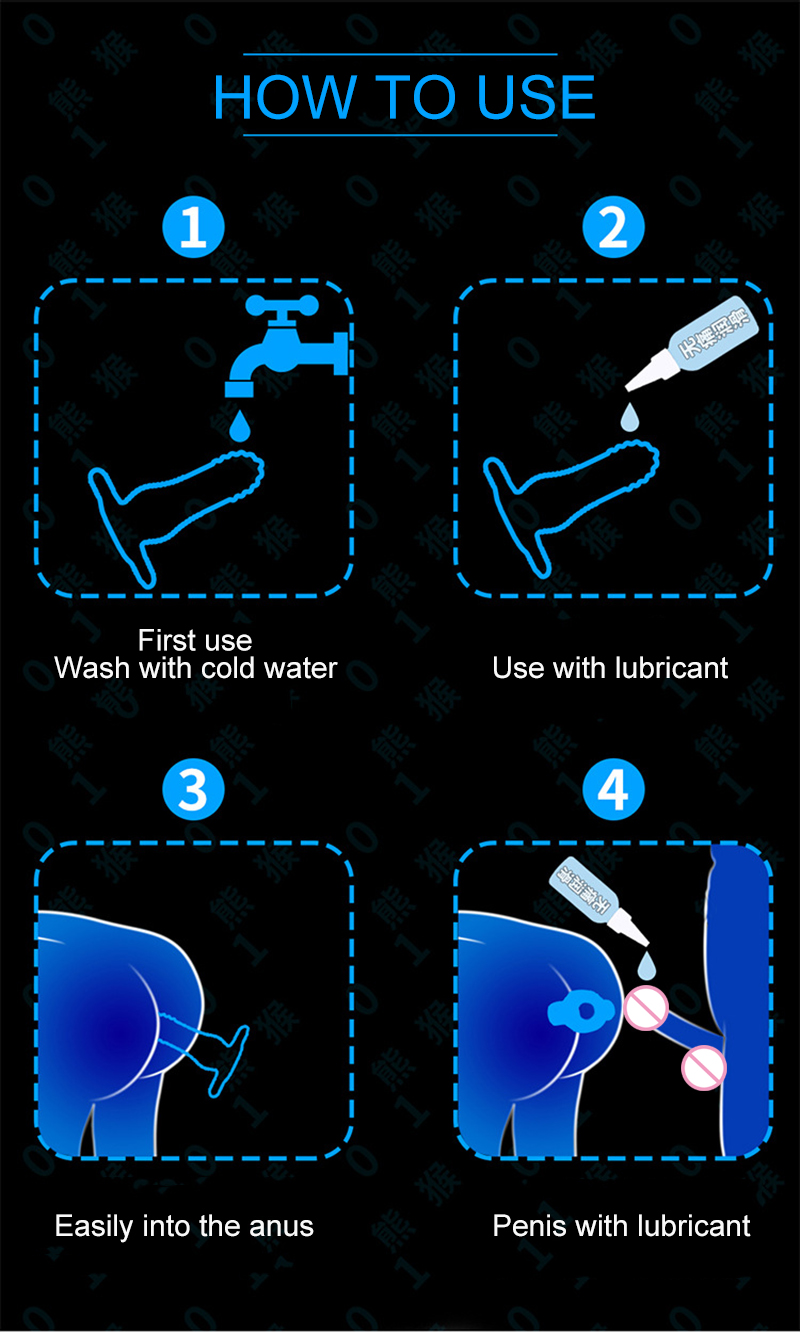 Soft Silicone Anal Tunnel Plug Adult Prostate Massager Training Toy Expansion Tool For Gay Men - 5