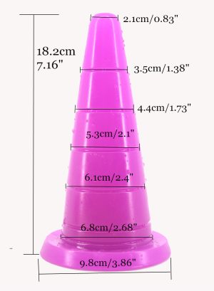 Large Anal Plug Cone Shape Suction Butt Sex Toys Adult Products Dildo Groove Big Vagina Masturbation - 2