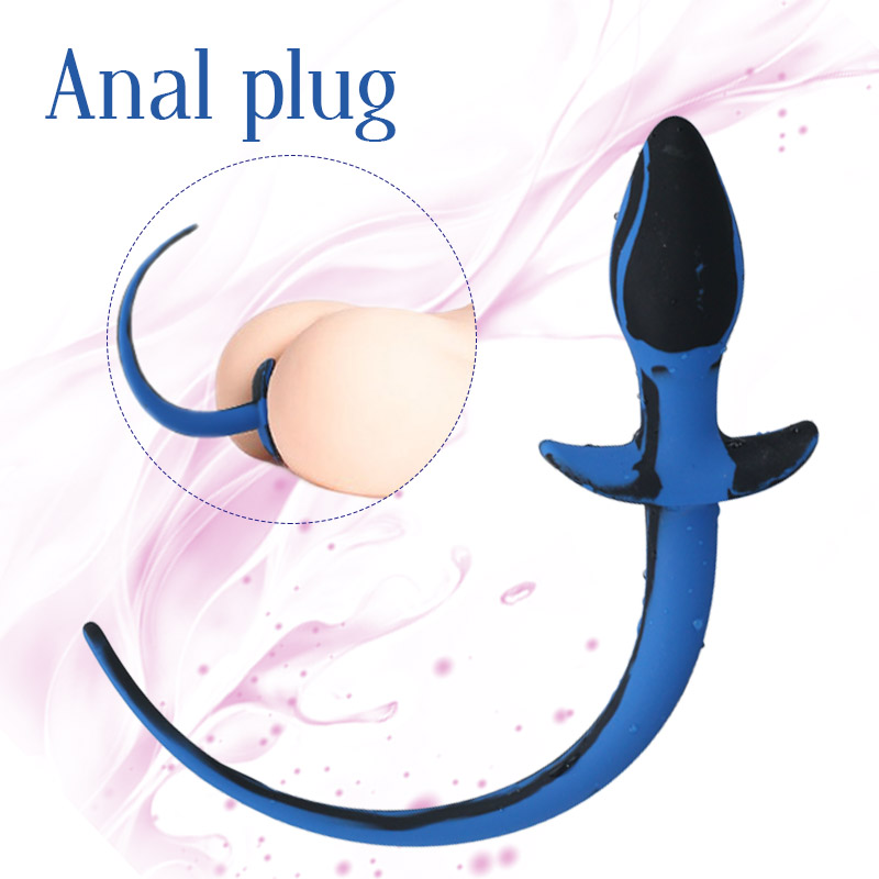 Silicone Long Tail Anal Plug Dildo Unisex Adult Sexual Wellness Toy Gay Anus Stimulator Erotic Pleasure Products - 2