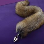 78cm Super Long Fox Tail Anal Plug Faux Fur Metal Butt Cosplay Role Adult Novelty Beads Sex Toys For Man Women - 5