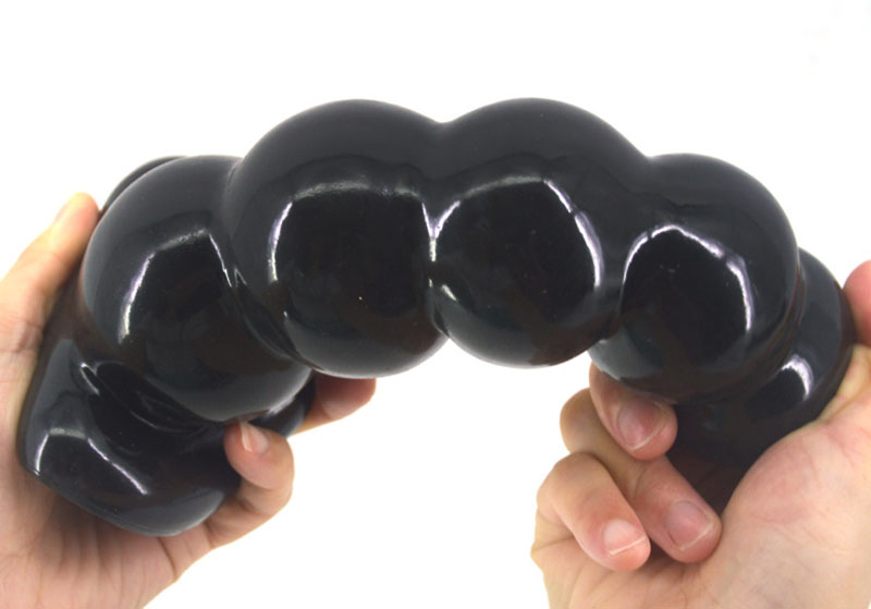 Extra Large 36inch Dildo With Anal Beads Strong Suction Gspot Stimulation Super Long Butt Plug Adult Sex Toy - 7