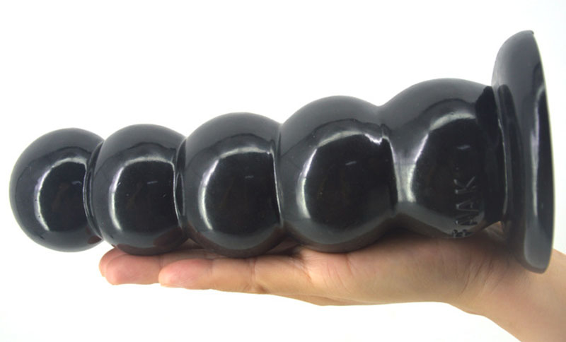 Extra Large 36inch Dildo With Anal Beads Strong Suction Gspot Stimulation Super Long Butt Plug Adult Sex Toy - 5
