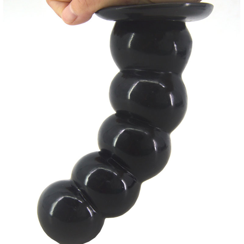 Extra Large 36inch Dildo With Anal Beads Strong Suction Gspot Stimulation Super Long Butt Plug Adult Sex Toy - 4
