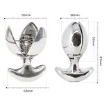 Big Stainless Steel Anal Plug Ultimate Asslock With Lock Expanding Ass Butt Buttplug Trainer - 5