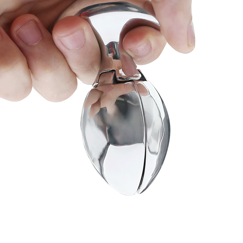 Stainless Steel Anal Plug Ultimate Expanding Butt Trainer With Secure Lock Feature - 3