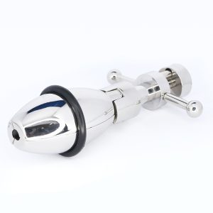 Asslock Stainless Steel Anal Plug With Lock Expanding Ass Butt Big Buttplug Trainer Sex Toys