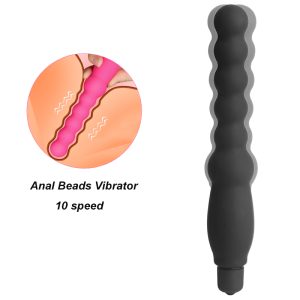 10 Speed Silicone Anal Beads Butt Plug Balls Bullet Vibrator Sex Toys For Women G Spot Vibrating Massager Beginners - 2
