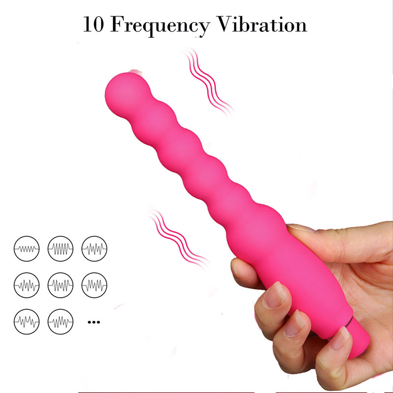 10speed Silicone Gspot Vibrator Anal Beads Butt Plug Bullet Massager For Women Beginnerfriendly Sex Toy - 5