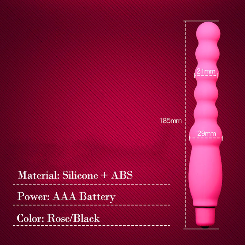 10speed Silicone Gspot Vibrator Anal Beads Butt Plug Bullet Massager For Women Beginnerfriendly Sex Toy - 4