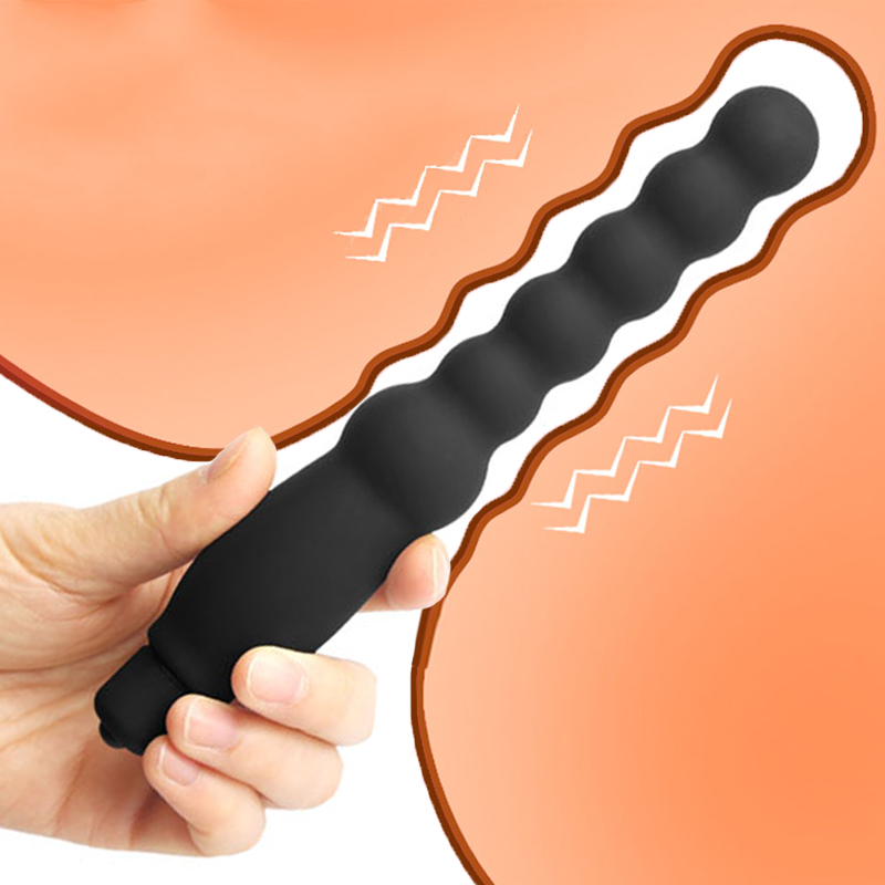 10speed Silicone Gspot Vibrator Anal Beads Butt Plug Bullet Massager For Women Beginnerfriendly Sex Toy - 1