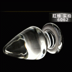 6cm Diameter Super Large Glass Anal Plug Adult Masturbator Buttplug Anus Stimulator Big Butt Plugs Sex Toys For Woman - 2
