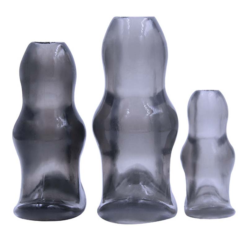 Unisex Hollow Butt Plug Set Anal Dildo Prostate Massage Enema Douche Vagina Beads Sex Toy - 5