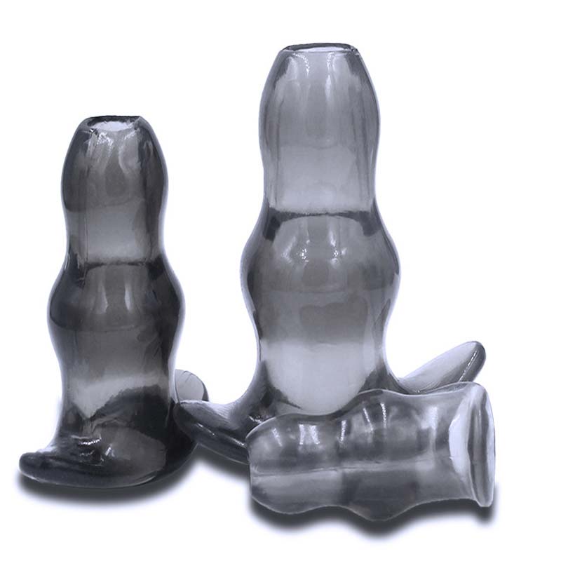 Unisex Hollow Butt Plug Set Anal Dildo Prostate Massage Enema Douche Vagina Beads Sex Toy - 4